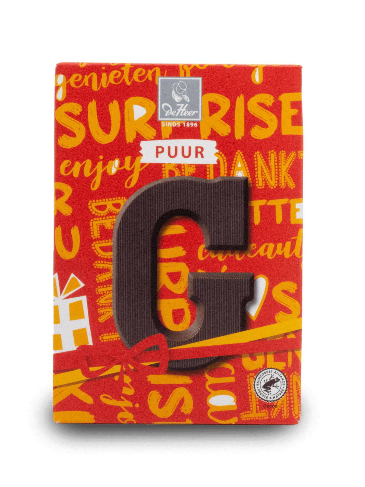 De Heer Dark Chocolate Letter-G ... Holland Store - Toronto