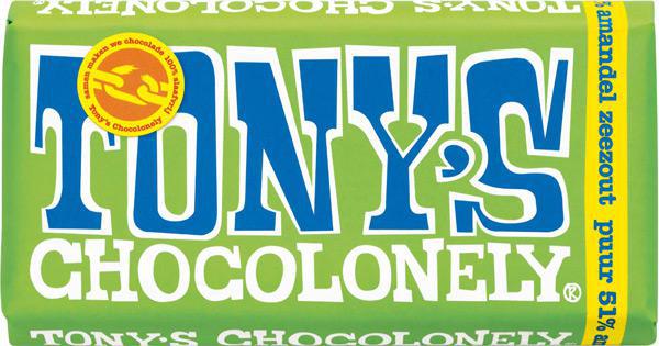 Tony's Chocolonely - Puur Amandel Zeezout