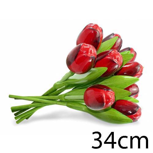 Wooden Tulip - Red / Aubergine