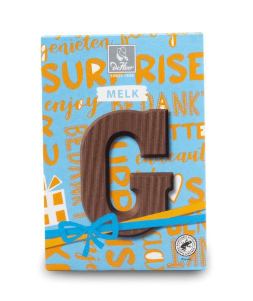 De Heer Milk Chocolate  Letter-G ... Holland Store - Toronto