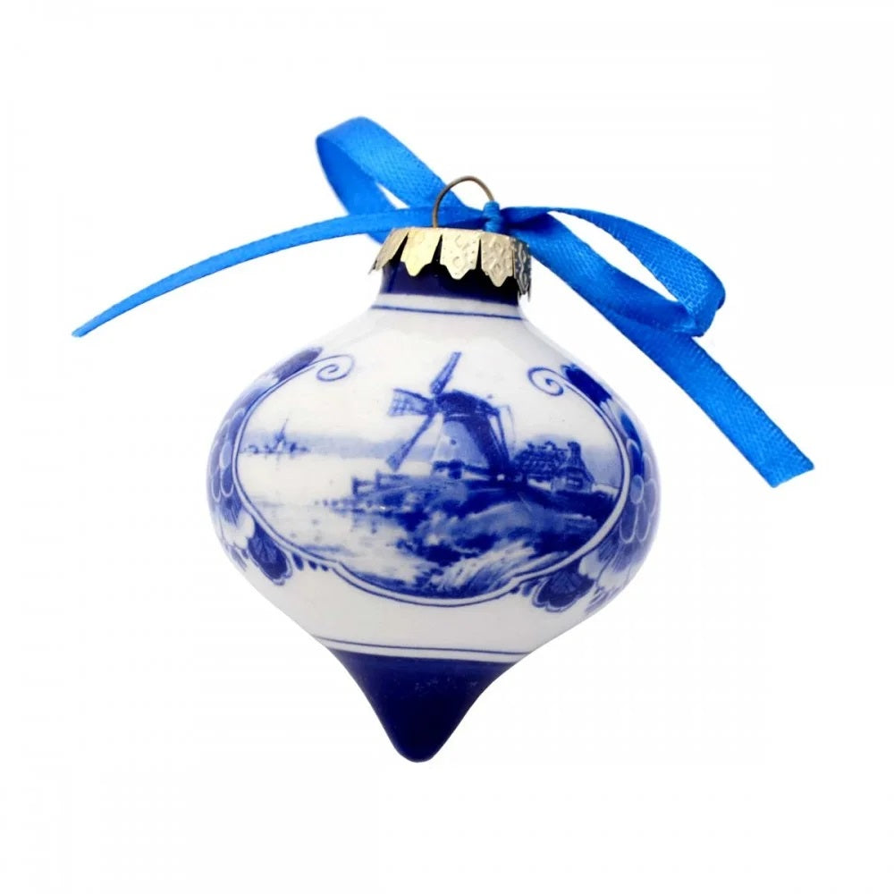 DB Ornament-Onion with Windmill Landscape