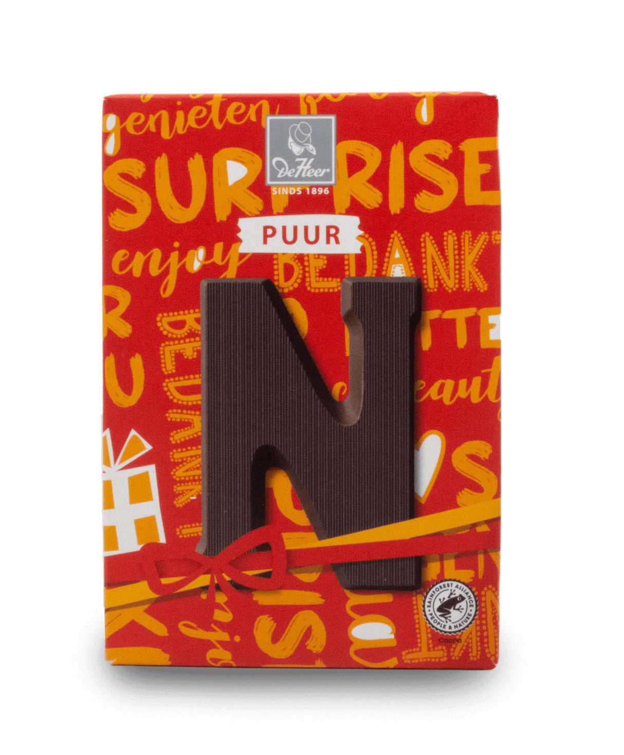De Heer Dark Chocolate Letter-N ... Holland Store - Toronto