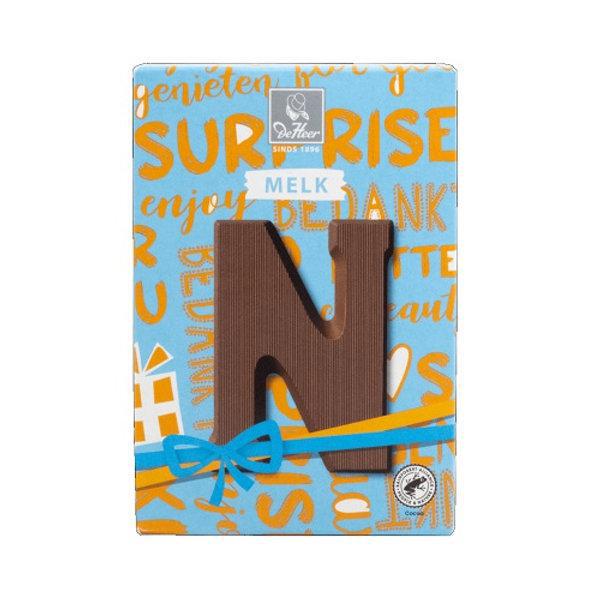 De Heer Milk Chocolate  Letter-N ... Holland Store - Toronto
