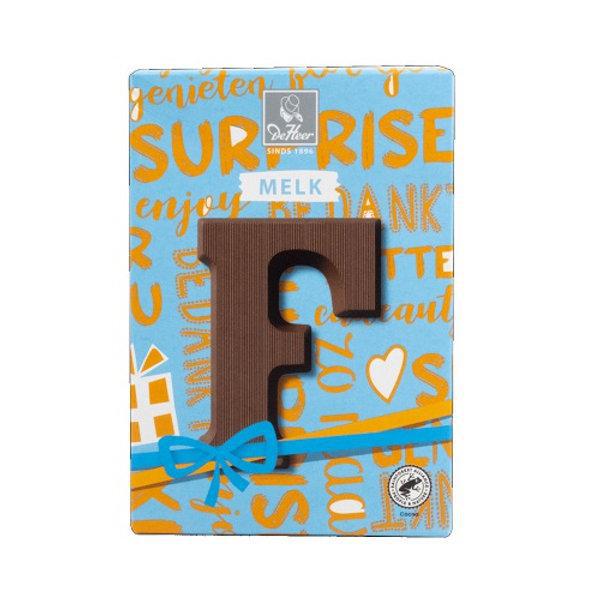 De Heer Milk Chocolate  Letter-F ... Holland Store - Toronto