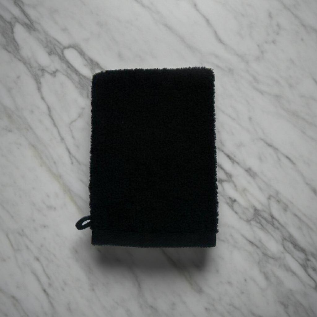 Alpha Washcloth - Black