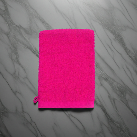 Alpha Washcloth - Fucshia