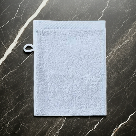 Alpha Washcloth - Light Blue