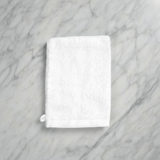 Alpha Washcloth - White