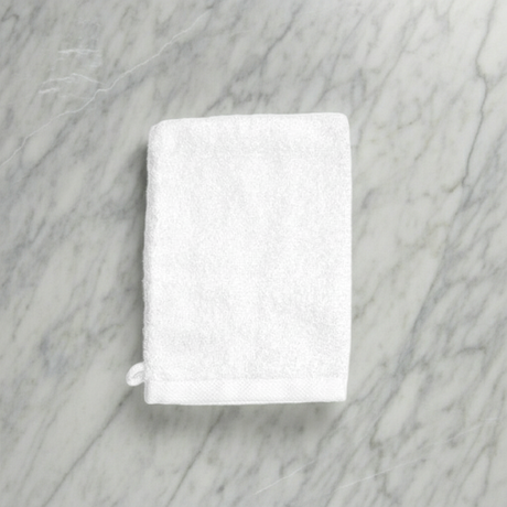 Alpha Washcloth - White
