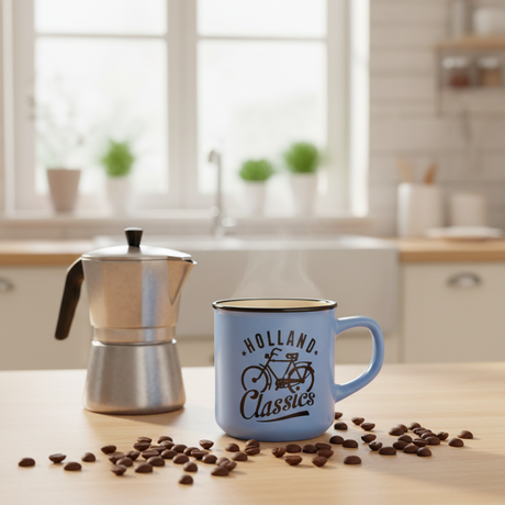 Amsterdam Camping Mug - Blue