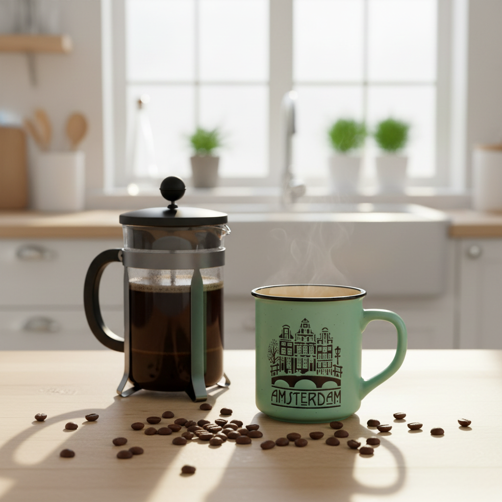 Mug de camping Amsterdam – Vert