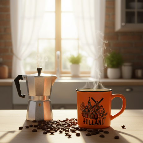 Amsterdam Camping Mug – Orange