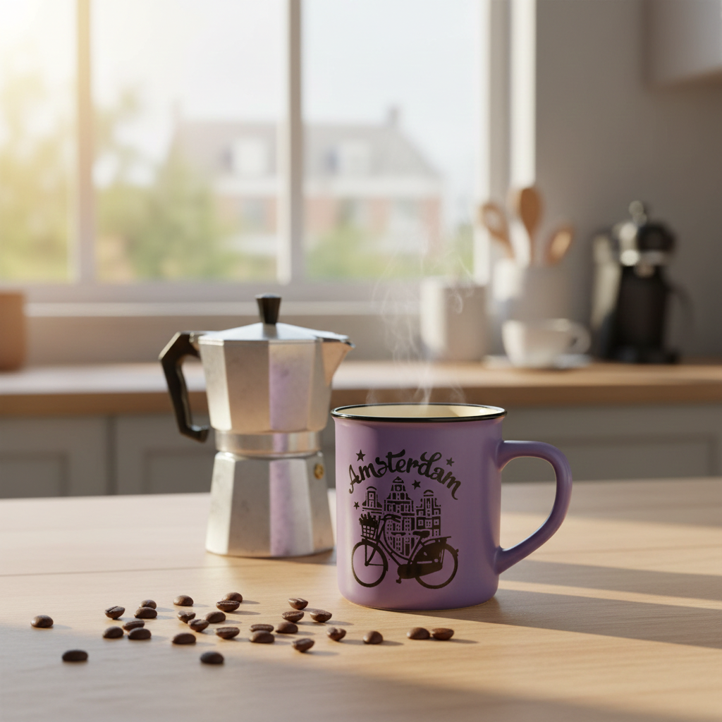 Mug de camping Amsterdam – Violet