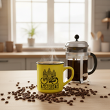 Mug de camping Amsterdam – Jaune