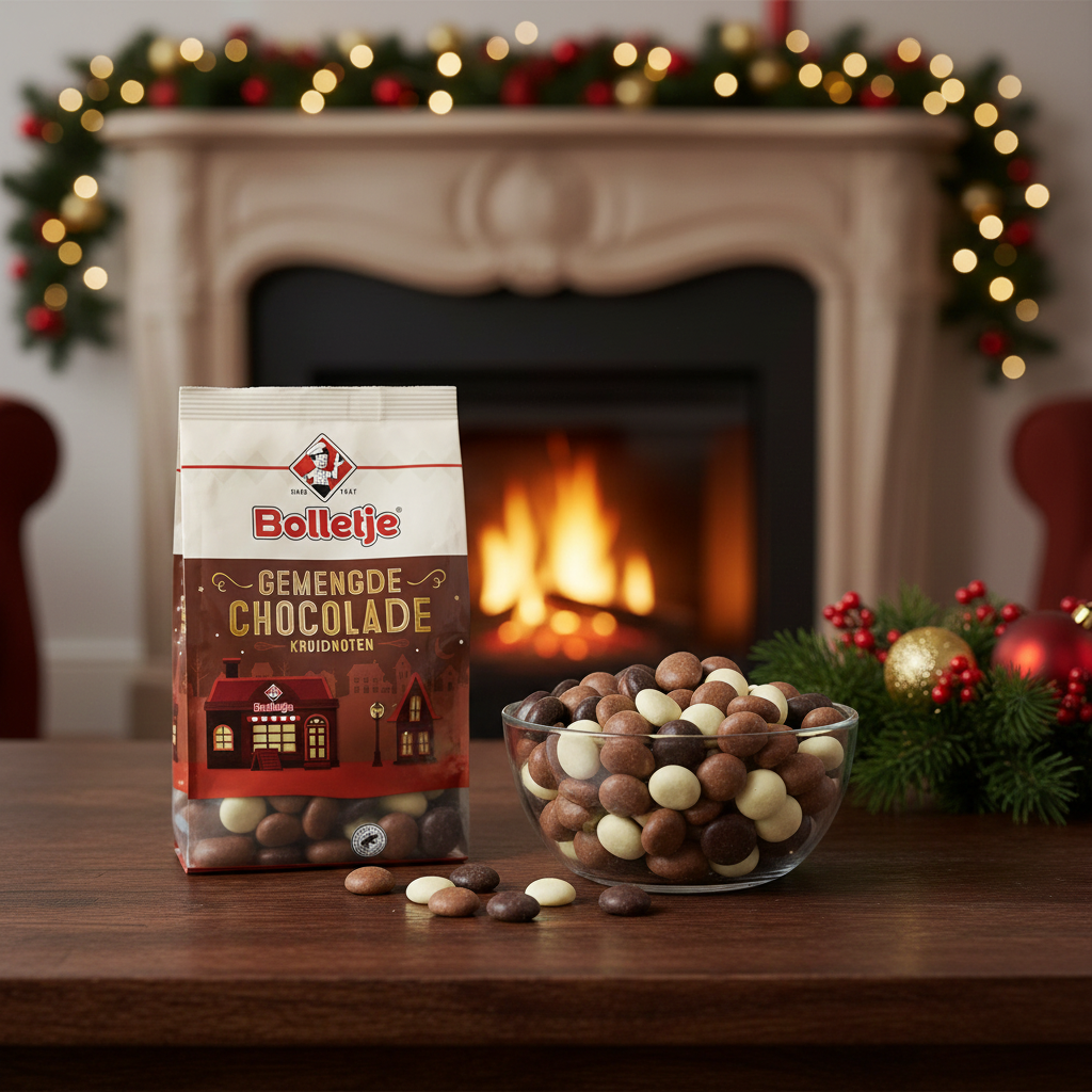 Bolletje Kruidnoten-Gemende Chocolat-250g