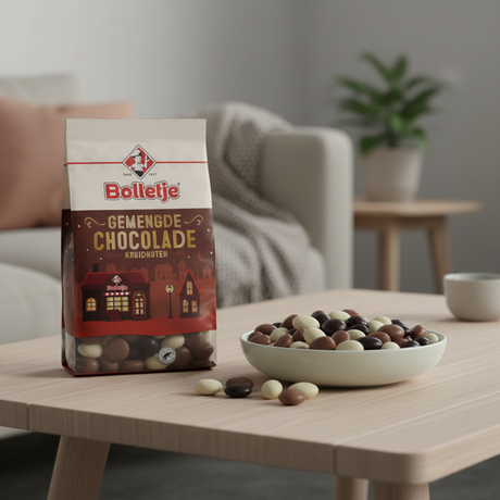 Bolletje Kruidnoten-Gemende Chocolat-250g