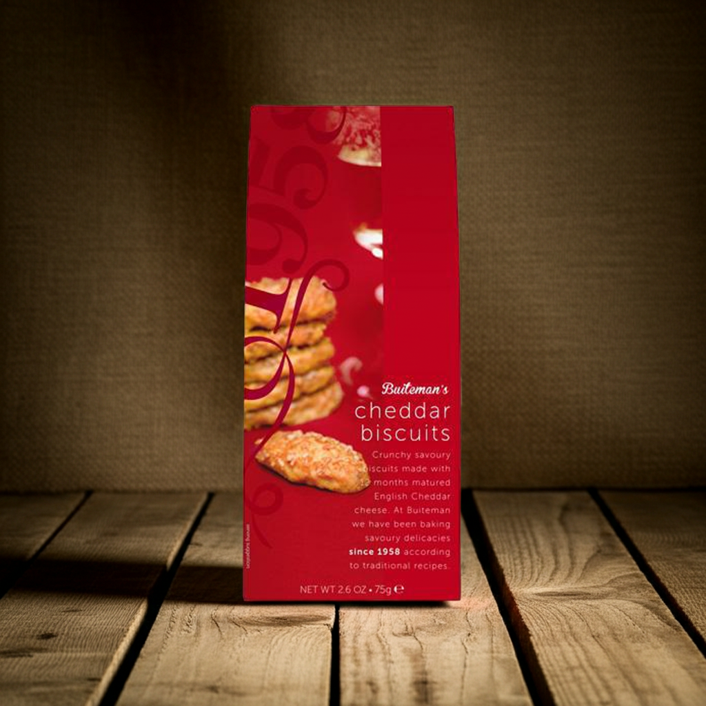 Buiteman Cheddar Biscuit – 75 g