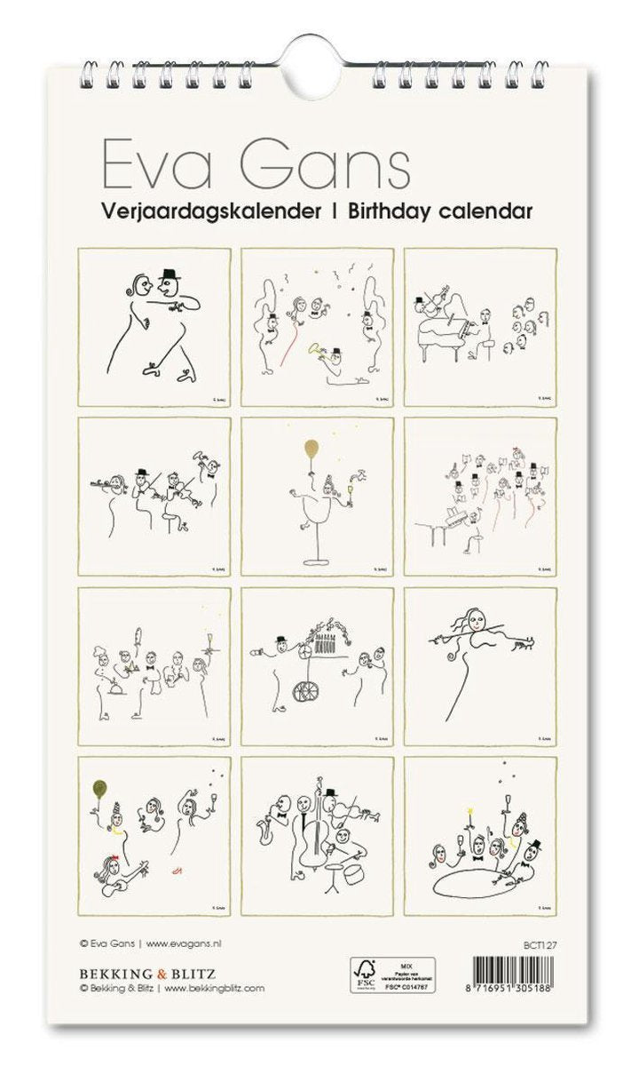 Calendar - Eva Gans