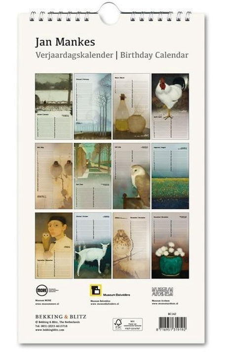 Calendar - Jan Mankes