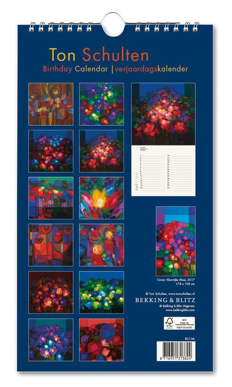 Calendar - Ton Schulten -- Bloemen