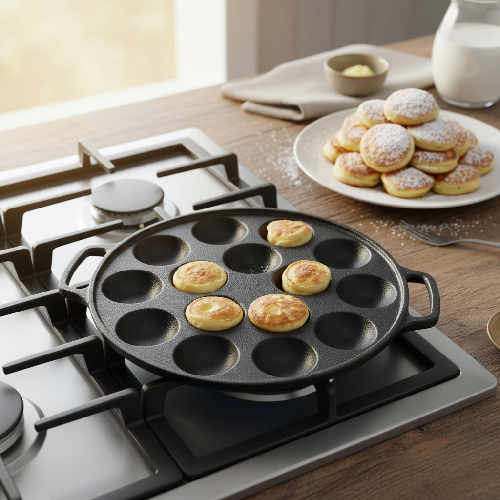 Cast Iron Poffertjes Pan