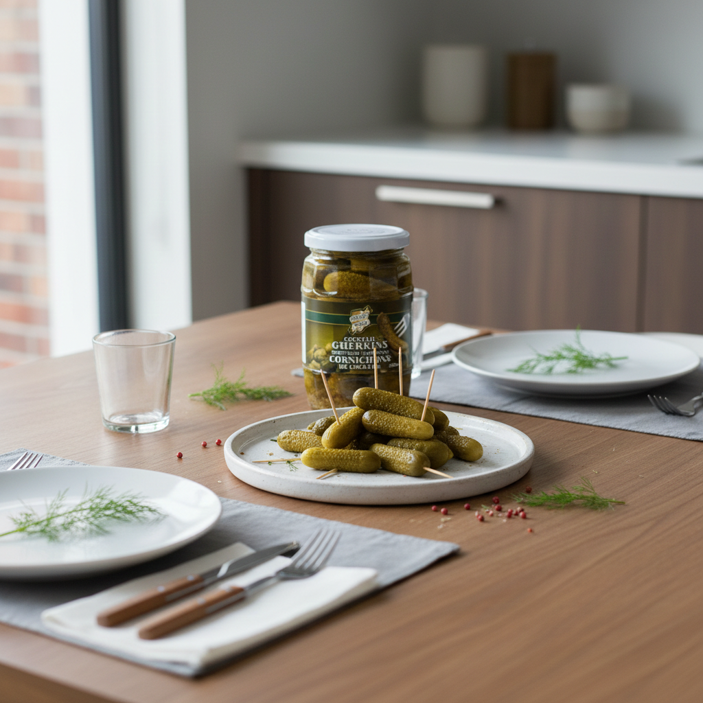 Custan Foods Cocktail Gherkins-250g