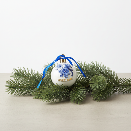 DB Ornament-Ball with Flowers and Holland