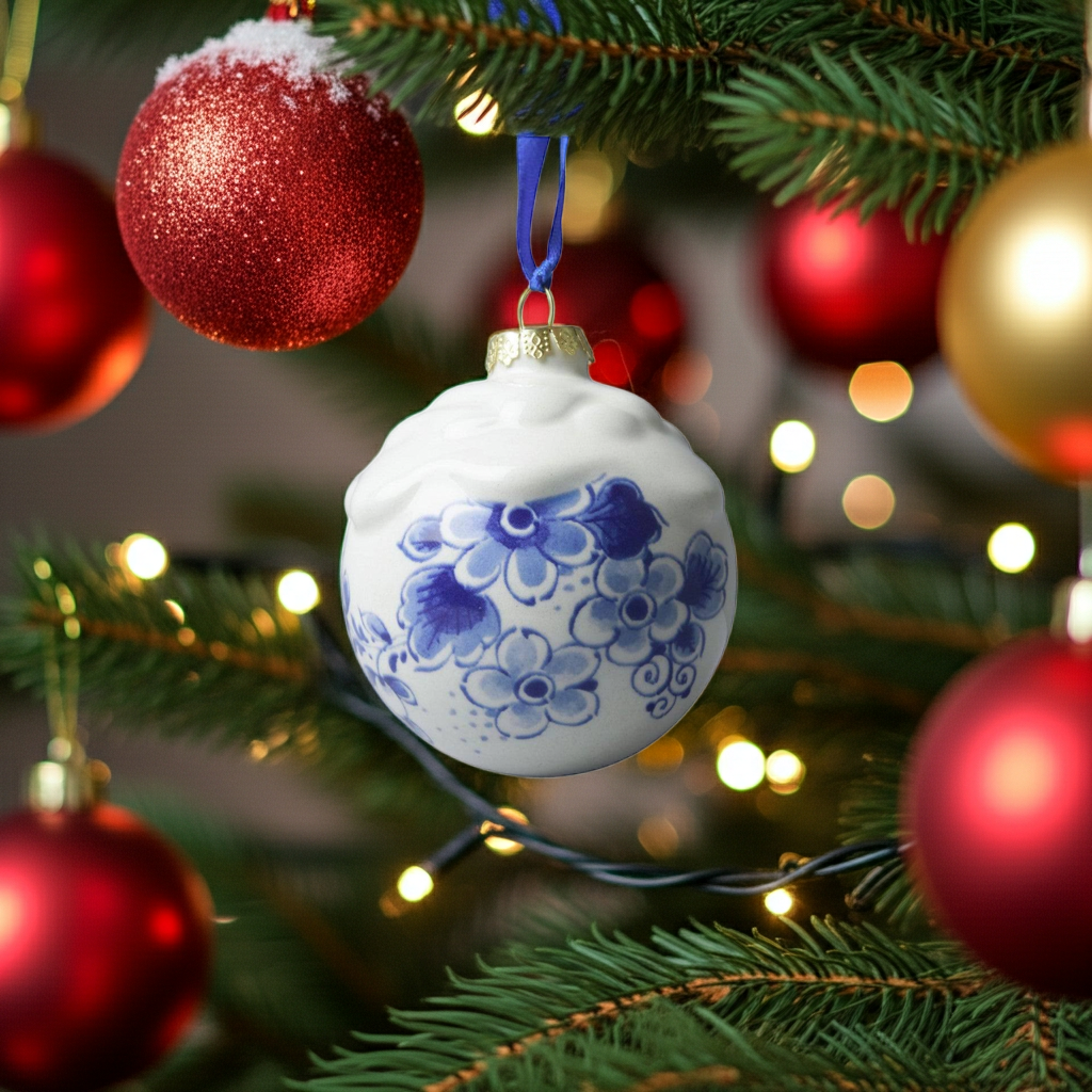 DB Ornament-Ball with Snow