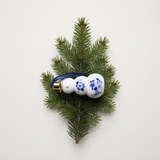 DB Ornament-Snowman with Gold Hat