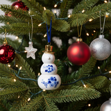DB Ornament-Snowman with Gold Hat