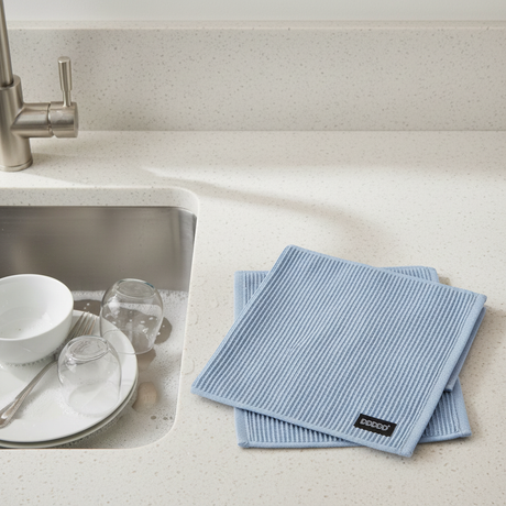 DDDDD Basic Clean Series Dish Cloth-Pastel Blue
