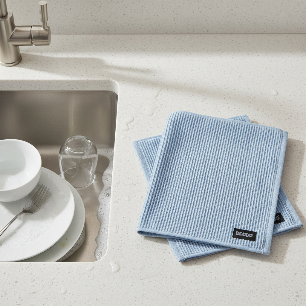 DDDDD Basic Clean Series Dish Cloth-Pastel Blue