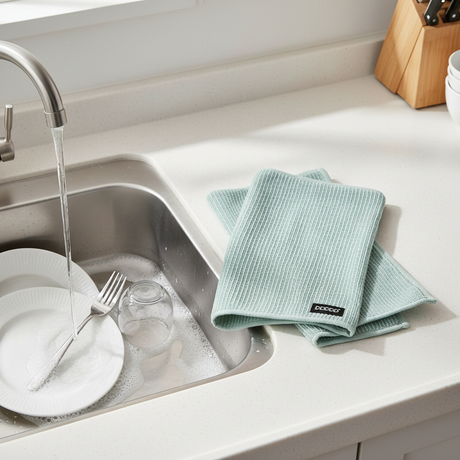 DDDDD Basic Clean Series Dish Cloth-Pastel Green