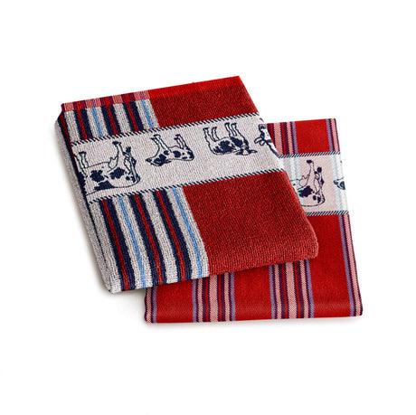 DDDDD Towel-Friesian Red