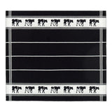 DDDDD Towel-Cow Black