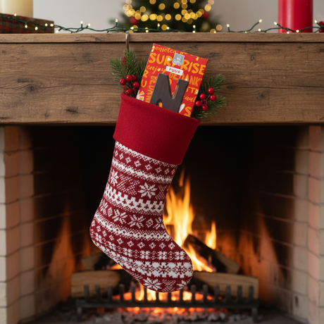 De Heer Dark Chocolate Letter-N