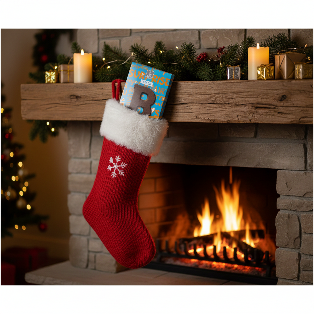 De Heer Milk Chocolate  Letter-B