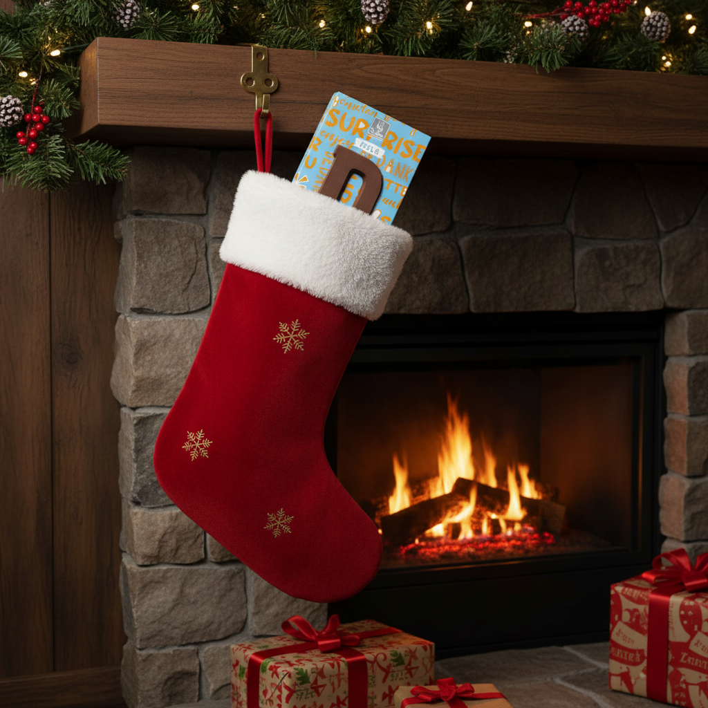 De Heer Milk Chocolate  Letter-D