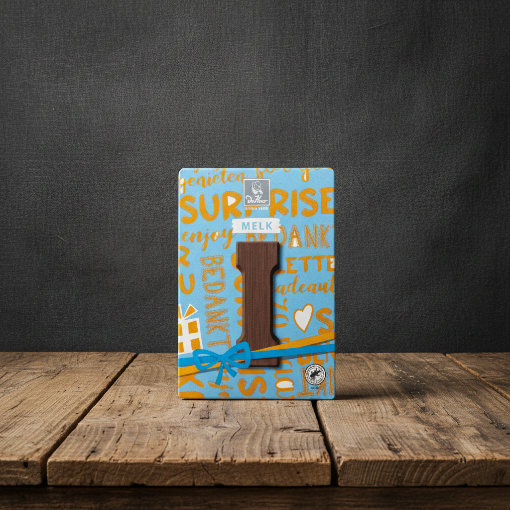 De Heer Chocolat au Lait Lettre-I