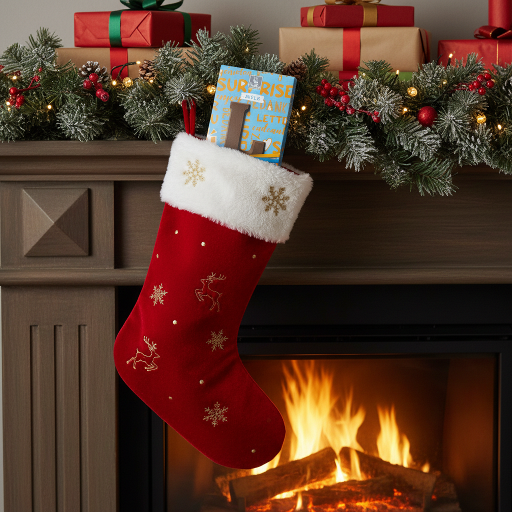 De Heer Milk Chocolate  Letter-L