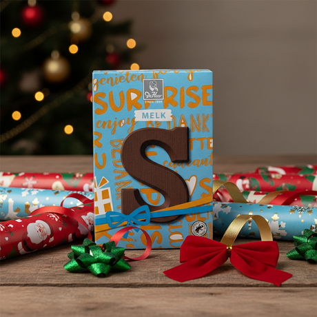 De Heer Milk Chocolate  Letter-S