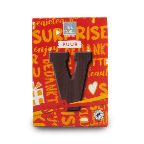 De Heer Puur Chocoladeletter V --- Holland Store - Toronto