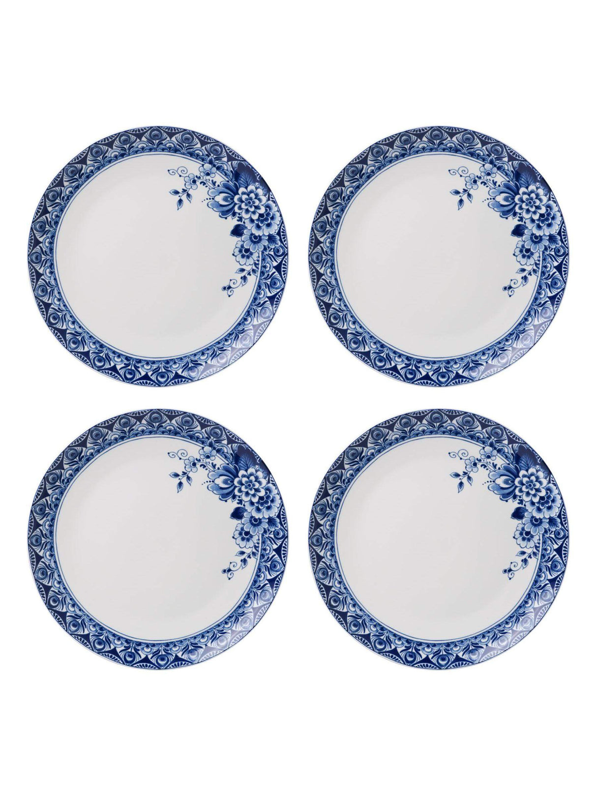 Paauw Blauw Porcelain Plates