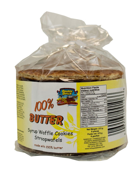 Double Dutch 100% Butter Stroopwafels - 272g --- Holland Store - Toronto