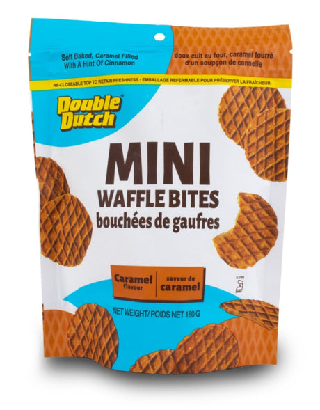 Double Dutch Mini Caramel Stroopwafels - 160g --- Holland Store - Toronto