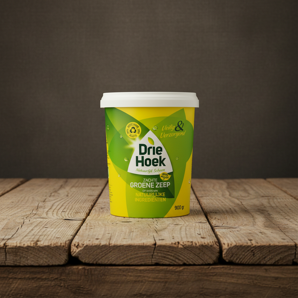 Drie Hoek Zachte Groene Zeep-900g