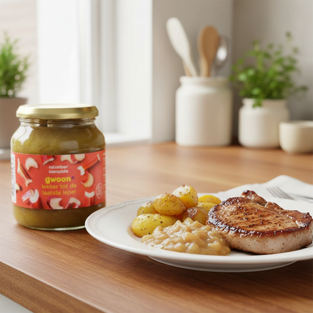 Gwoon Rabarbercompote