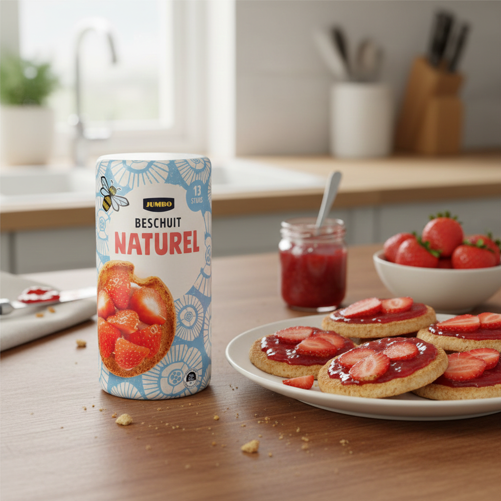 Jumbo Naturel Beschuit-125g