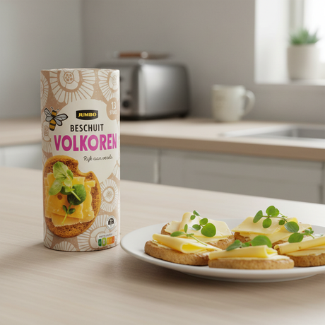 Jumbo Volkoren Beschuit-125g