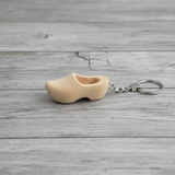 Keychain - Wooden Shoe - Natural